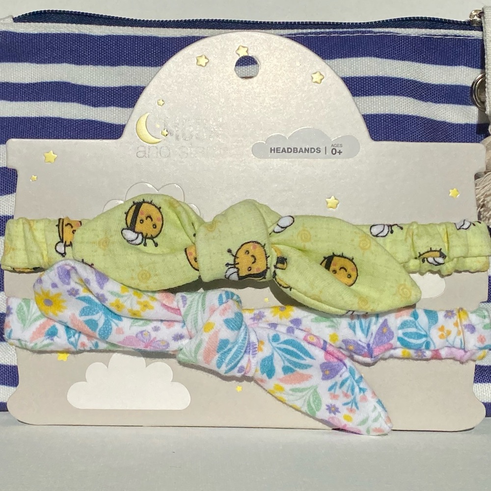 🔥5/$25🔥Moon & Stars Baby Headbands - Floral & Bees